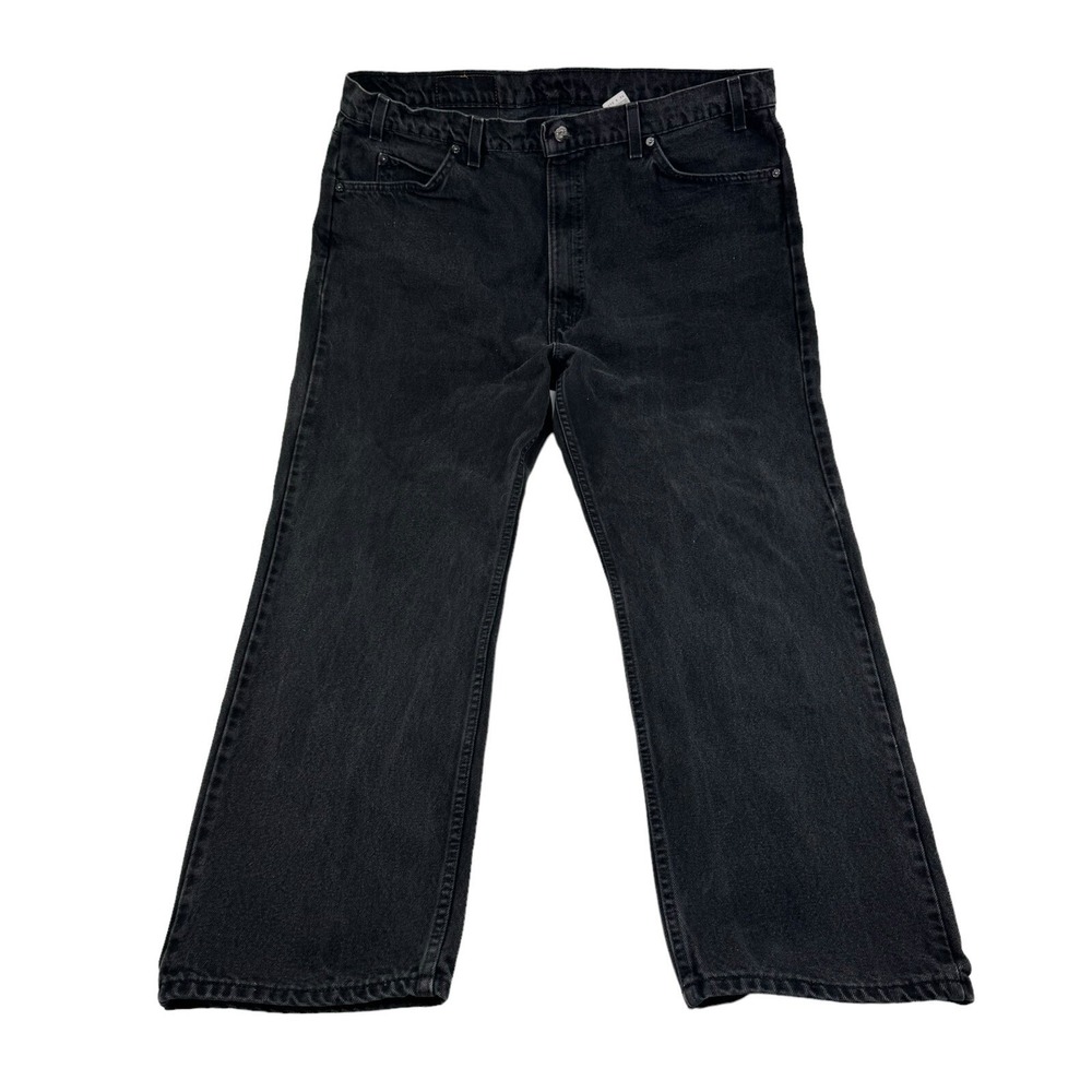 Levi Strauss Co Black 505 Ct 5 Pocket Cotton Jeans Made in USA‎ Mens Size 40X30